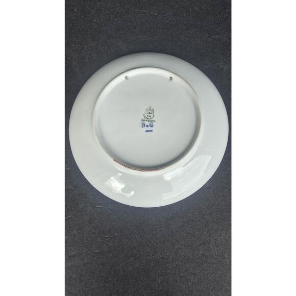 Vintage Bing & Grondahl B&G Christmas Plate Jule Aften 1920 Rabbits Copenhagen - Picture 4 of 5